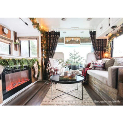 Touchstone Sideline 36" Vent-Free Recessed Smart Electric Fireplace