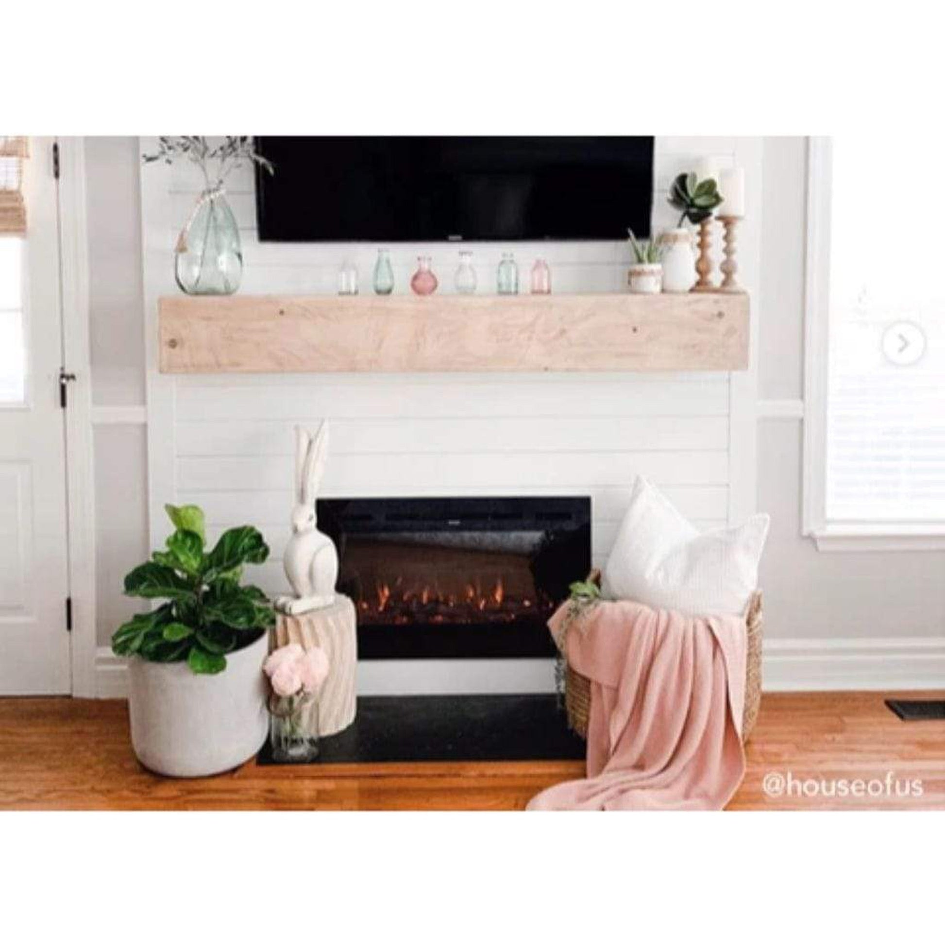 Touchstone Sideline 36" Vent-Free Recessed Smart Electric Fireplace