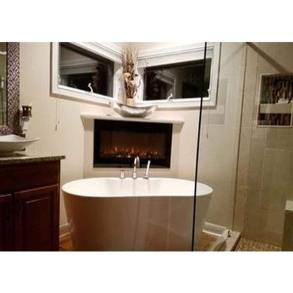 Touchstone Sideline 36" Vent-Free Recessed Smart Electric Fireplace