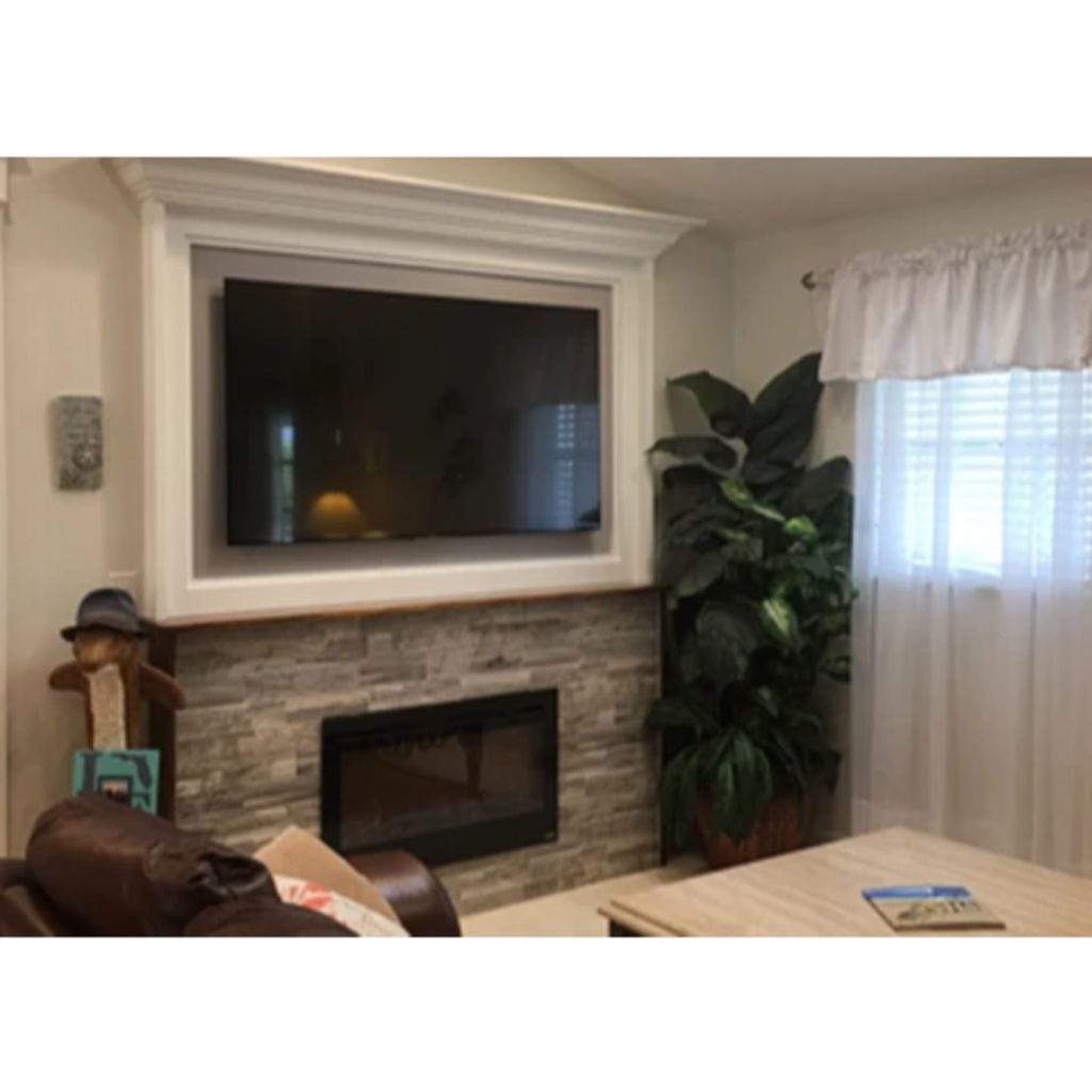 Touchstone Sideline 36" Vent-Free Recessed Smart Electric Fireplace