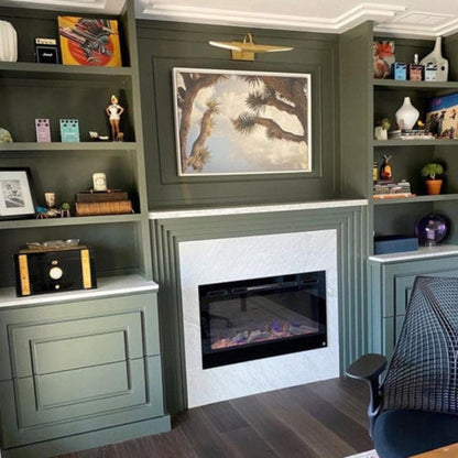 Touchstone Sideline 36" Vent-Free Recessed Smart Electric Fireplace