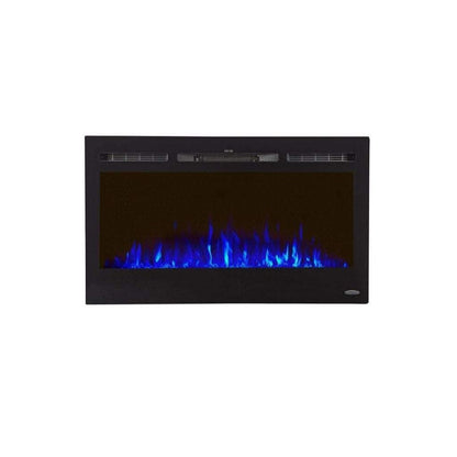 Touchstone Sideline 36" Vent-Free Recessed Smart Electric Fireplace