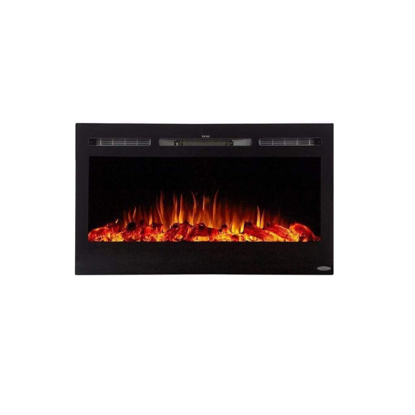 Touchstone Sideline 36" Vent-Free Recessed Smart Electric Fireplace