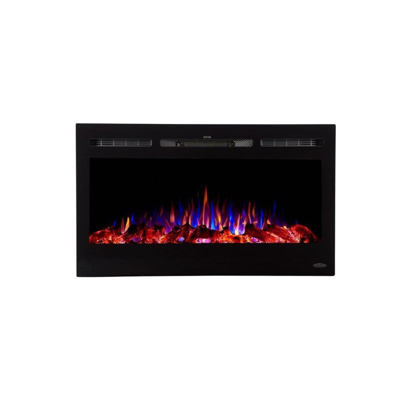 Touchstone Sideline 36" Vent-Free Recessed Smart Electric Fireplace