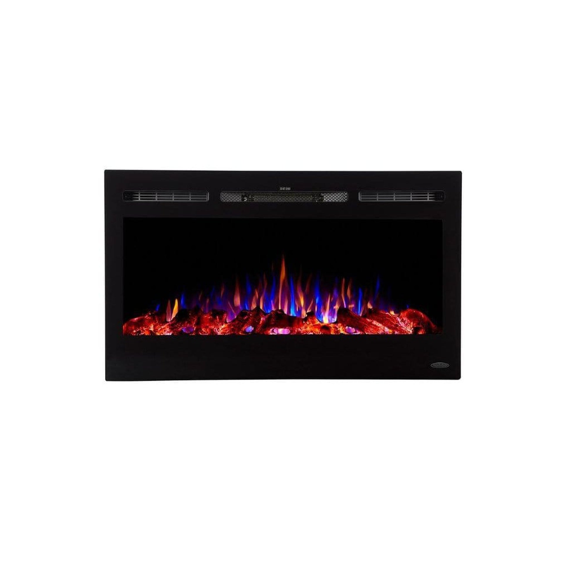 Touchstone Sideline 36" Vent-Free Recessed Smart Electric Fireplace