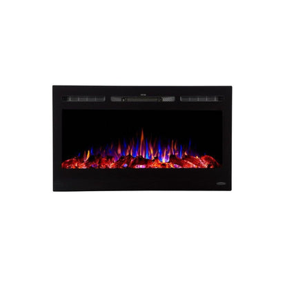 Touchstone Sideline 36" Vent-Free Recessed Smart Electric Fireplace