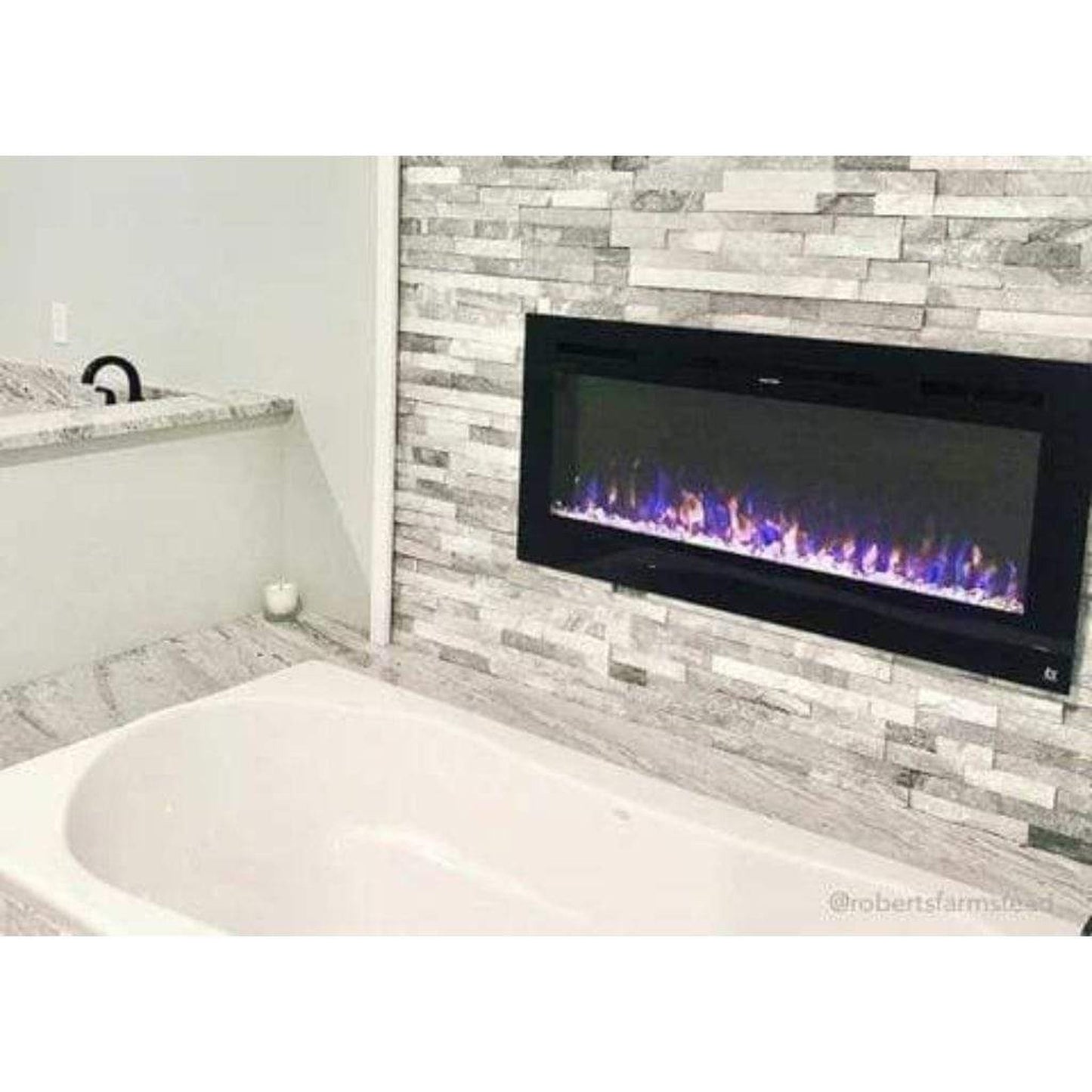 Touchstone Sideline 45" Recessed Smart Electric Fireplace