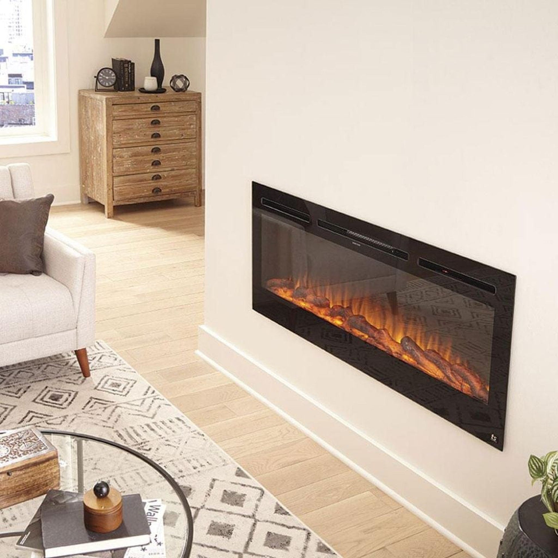 Touchstone Sideline 45" Recessed Smart Electric Fireplace