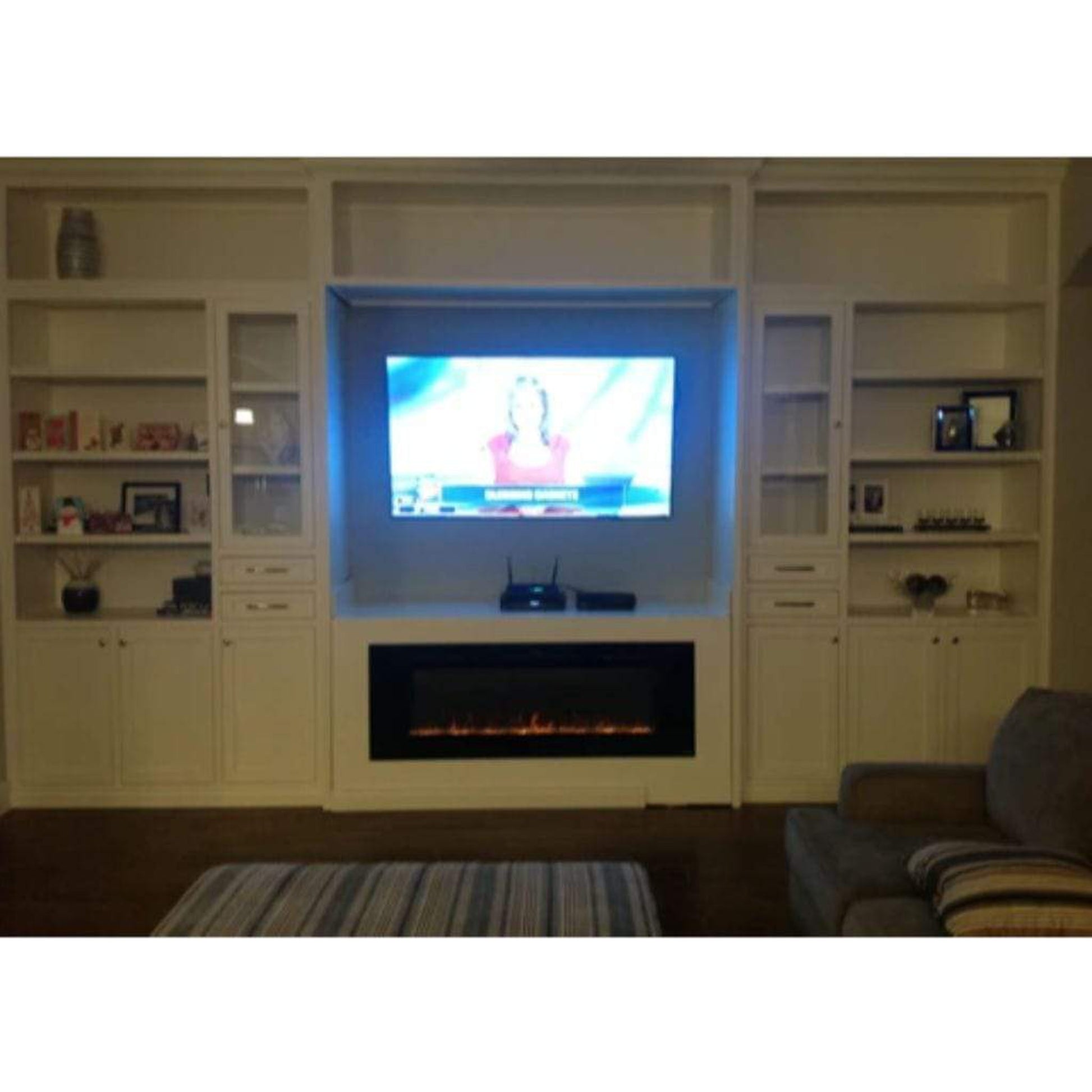 Touchstone Sideline 60" Flush Mount Electric Fireplace