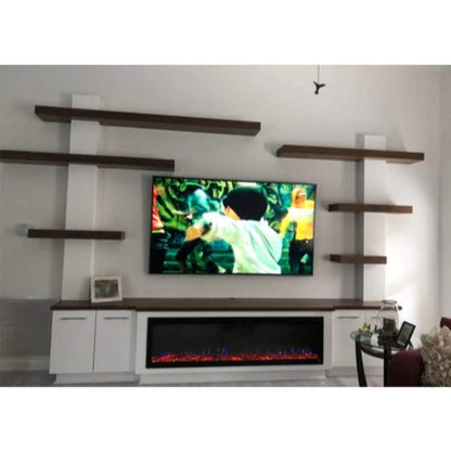 Touchstone Sideline 72" Flush Mount Electric Fireplace