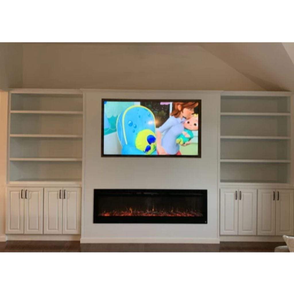 Touchstone Sideline 72" Flush Mount Electric Fireplace