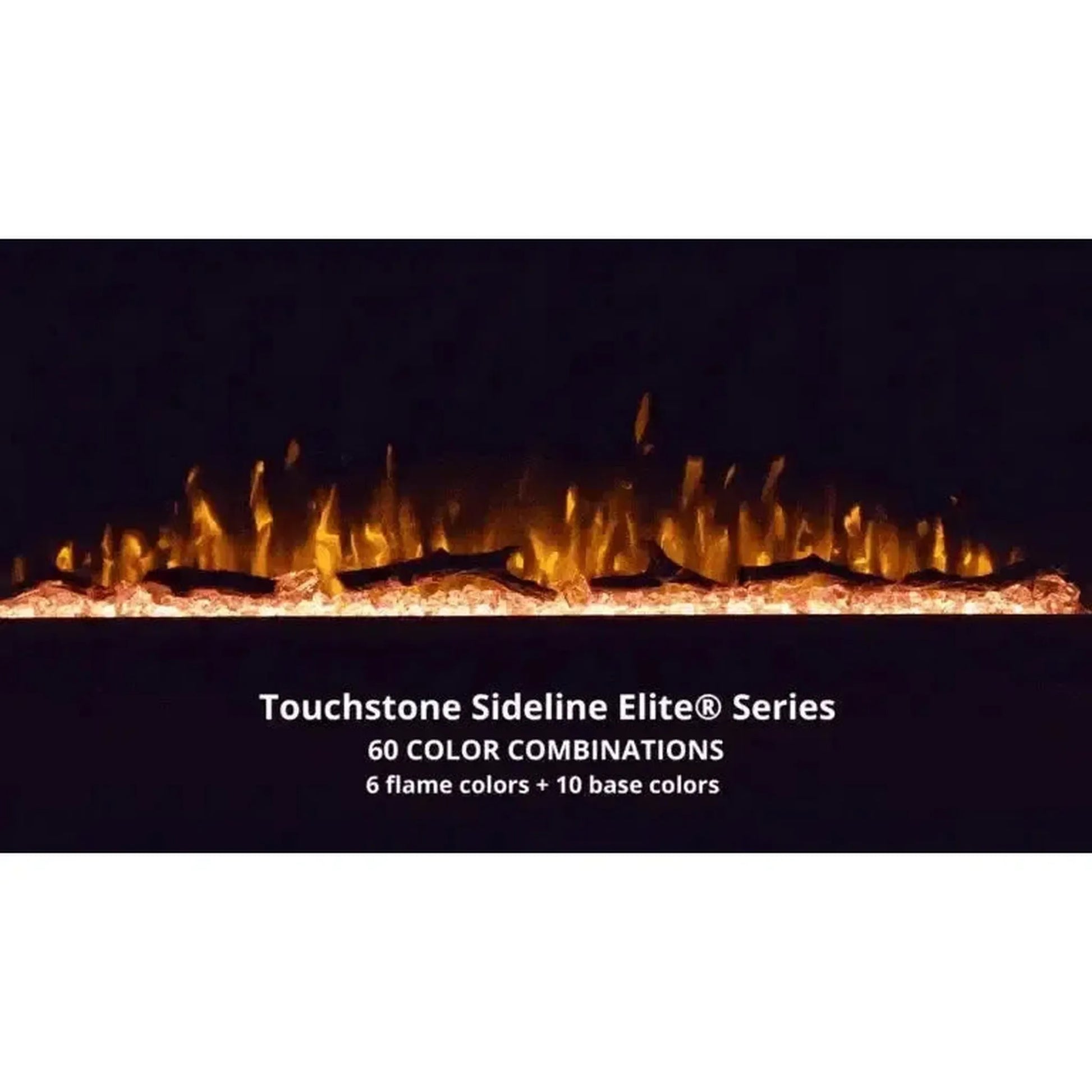 Touchstone Sideline Elite Smart Forte 40" WiFi-Enabled Recessed Electric Fireplace (Alexa/Google Compatible)