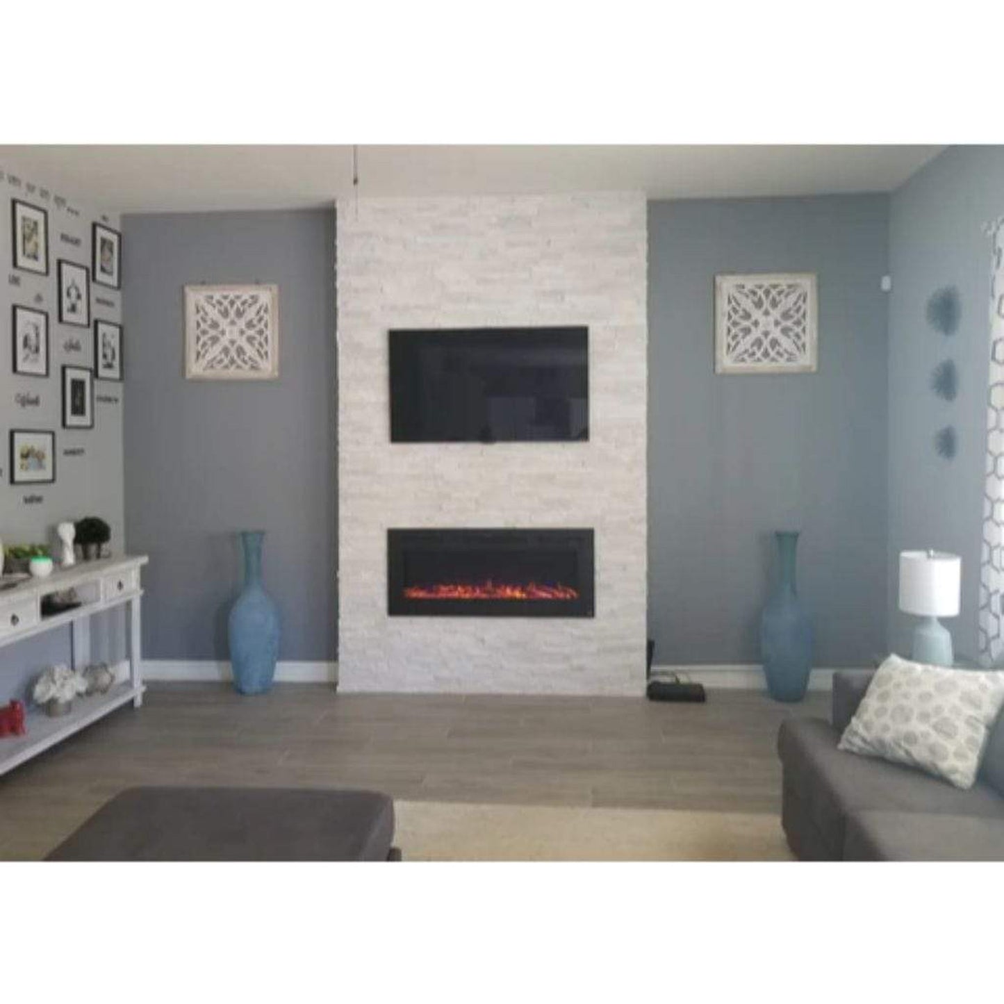 Touchstone Sideline Steel 50" Flush Mount Fireplace