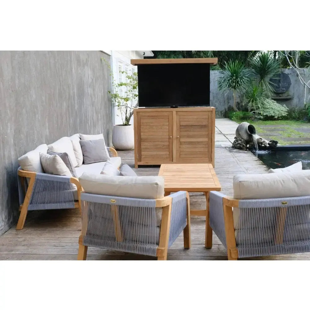 Touchstone TechTeak Outdoor Smart TV Lift Cabinet for TVs up to 55"