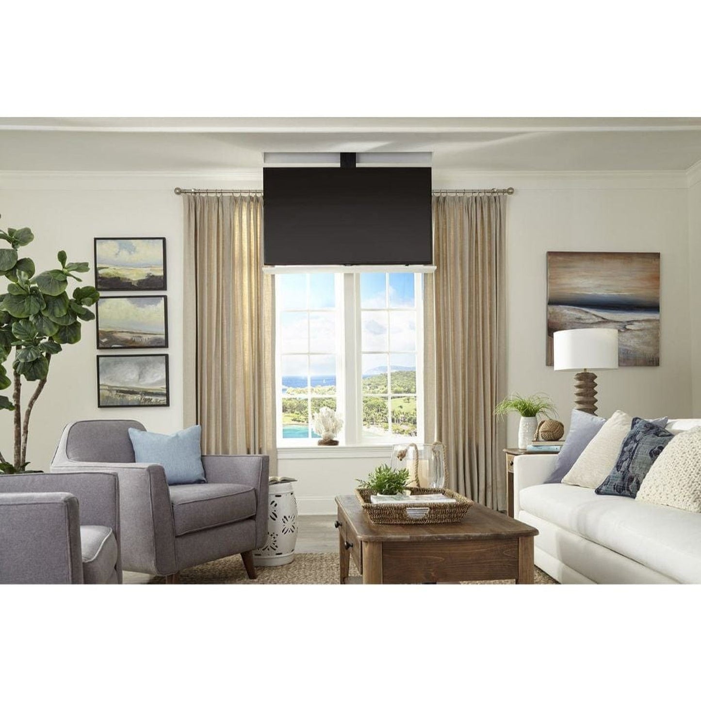 Touchstone Whisper Lift II PRO Advanced Smart Lift Mechanism for 65" Flat Screen TVs (36" travel)