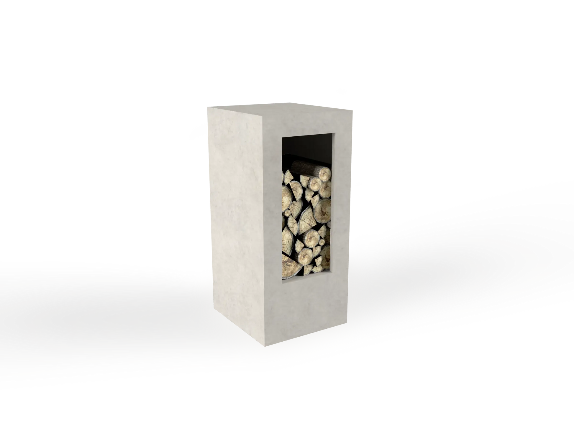 Trendz Outdoors 600mm GRC Wood Boxes for Burton Fireplace (Set of 2)