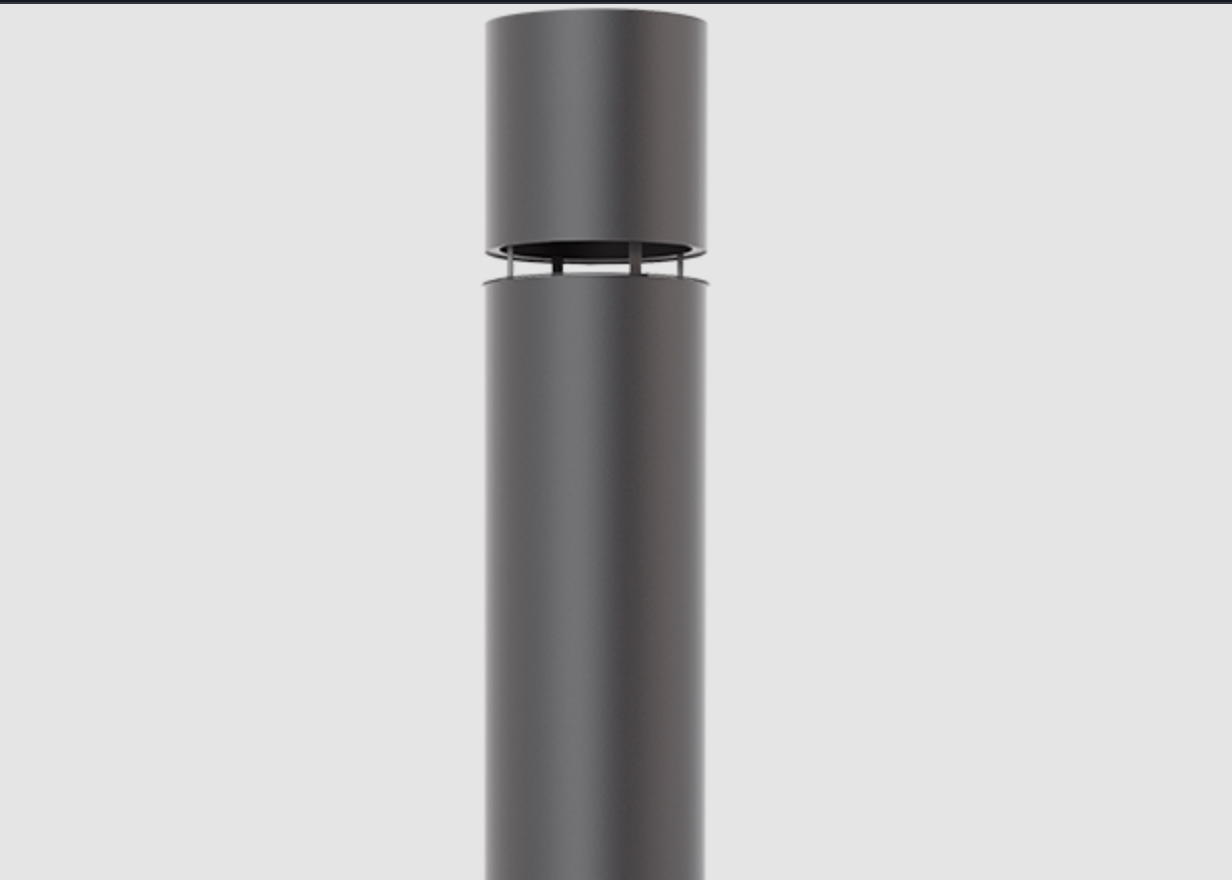 Trendz Outdoors Black Stainless Steel Chimney Cap for Burton / Mini Burton Fireplace