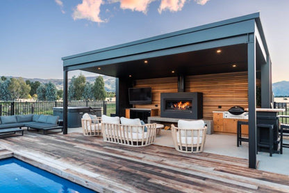 Trendz Outdoors Burton Wood Fireplace