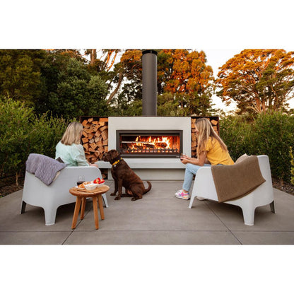 Trendz Outdoors Burton Wood Fireplace