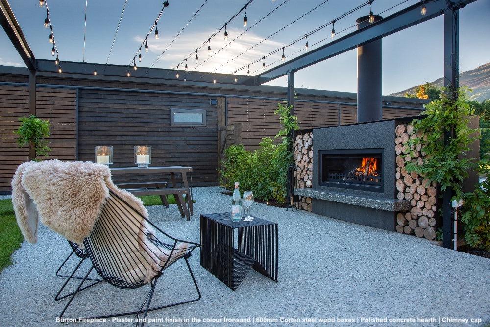 Trendz Outdoors Burton Wood Fireplace