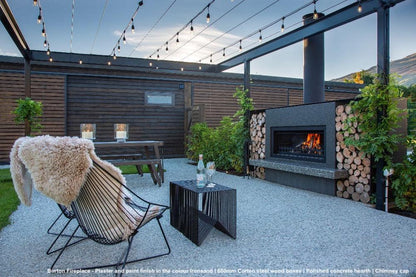 Trendz Outdoors Burton Wood Fireplace