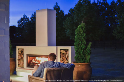 Trendz Outdoors Burton Wood Fireplace