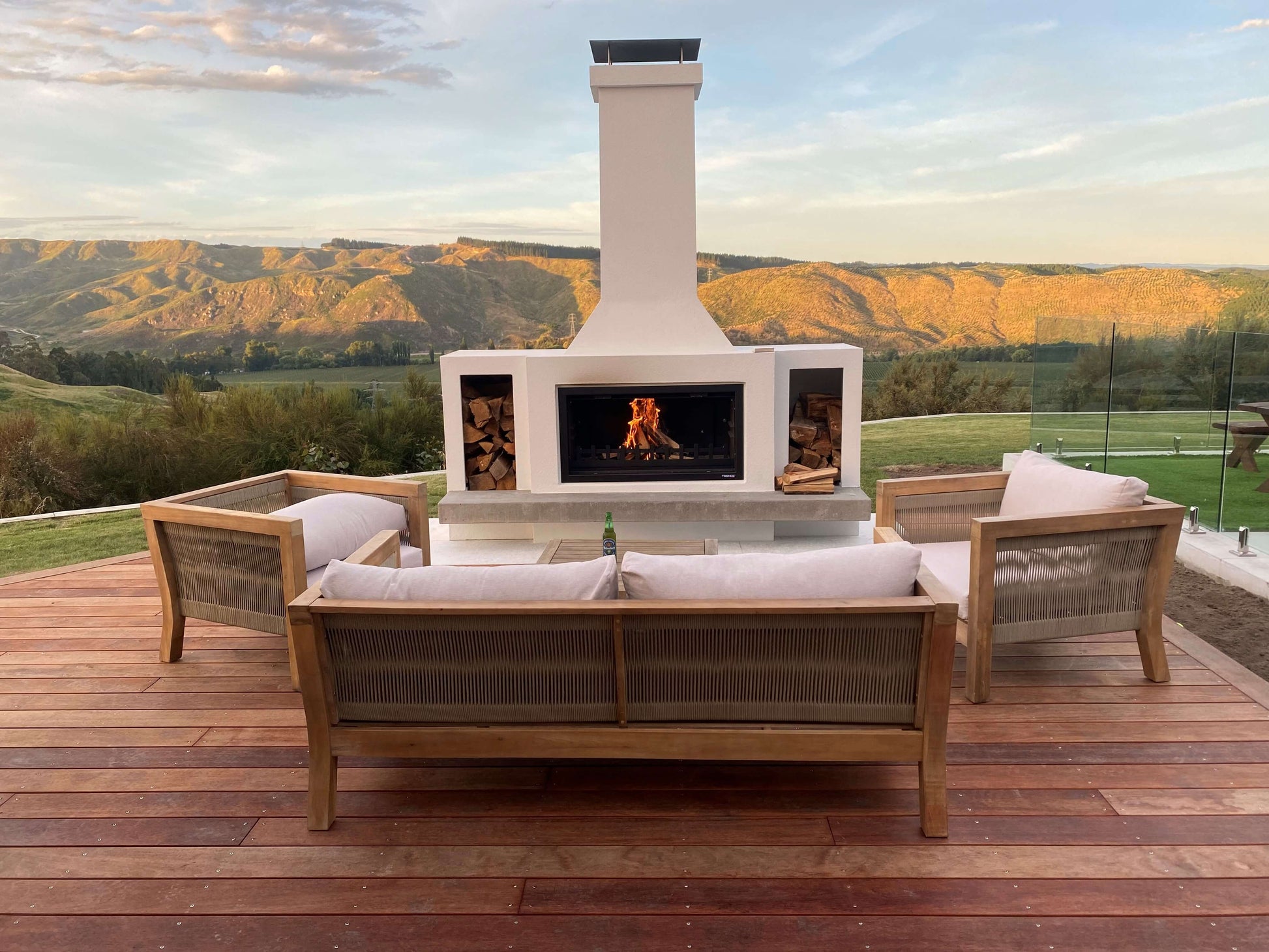 Trendz Outdoors Douglas Wood Fireplace