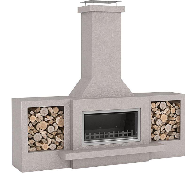 Trendz Outdoors Douglas Wood Fireplace