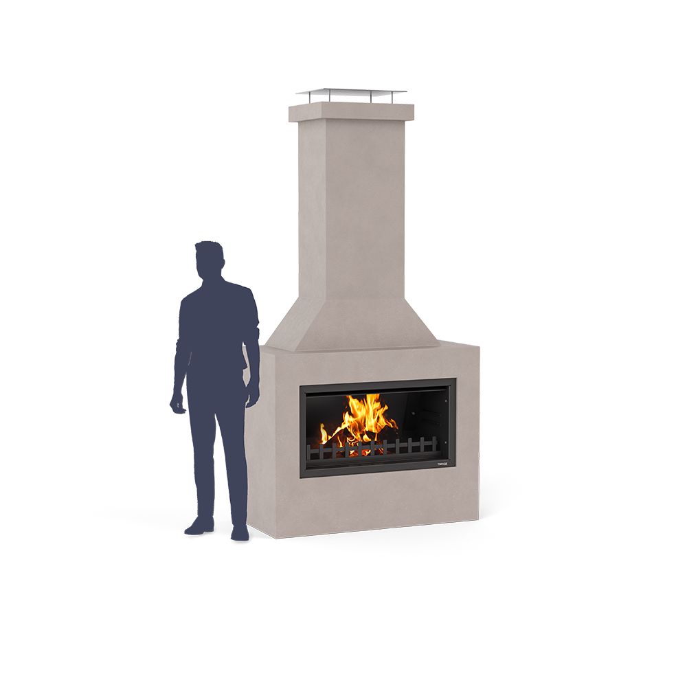 Trendz Outdoors Douglas Wood Fireplace