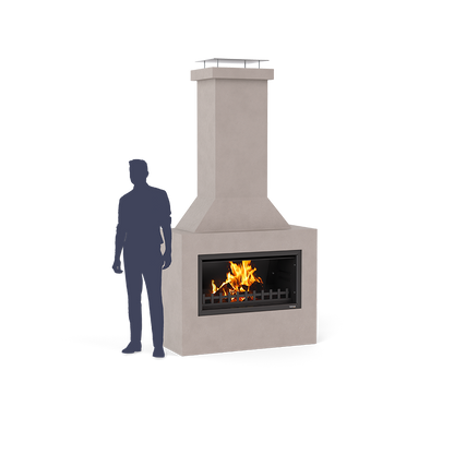 Trendz Outdoors Douglas Wood Fireplace