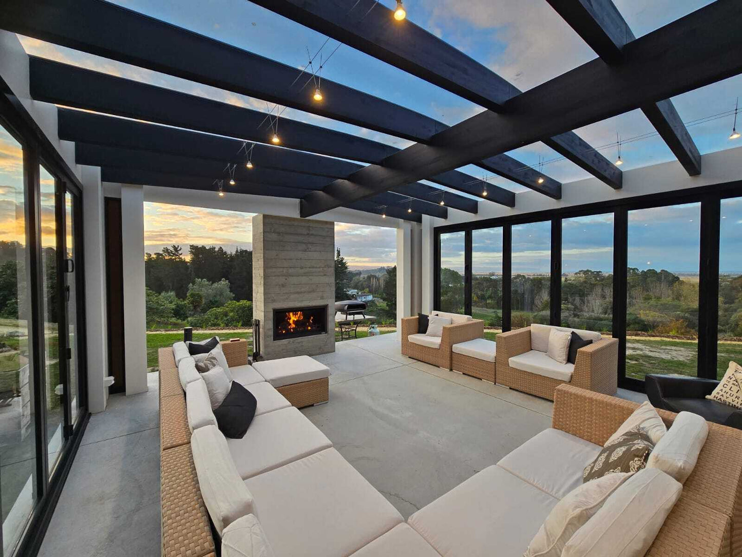 Trendz Outdoors Hudson Wood Fireplace