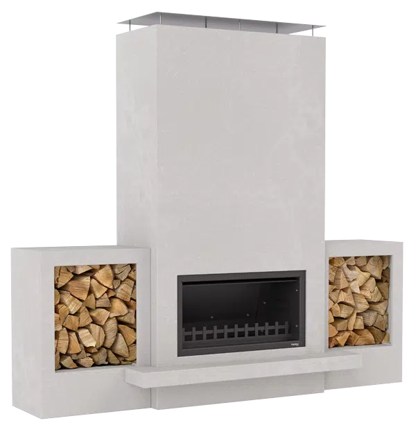 Trendz Outdoors Hudson Wood Fireplace