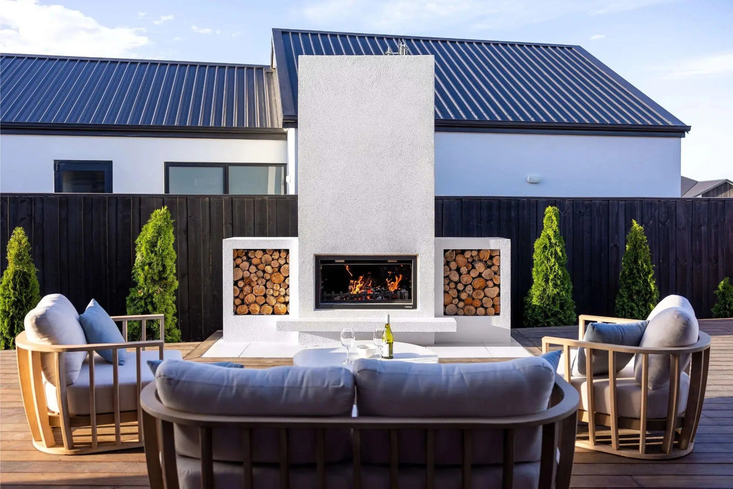 Trendz Outdoors Hudson Wood Fireplace