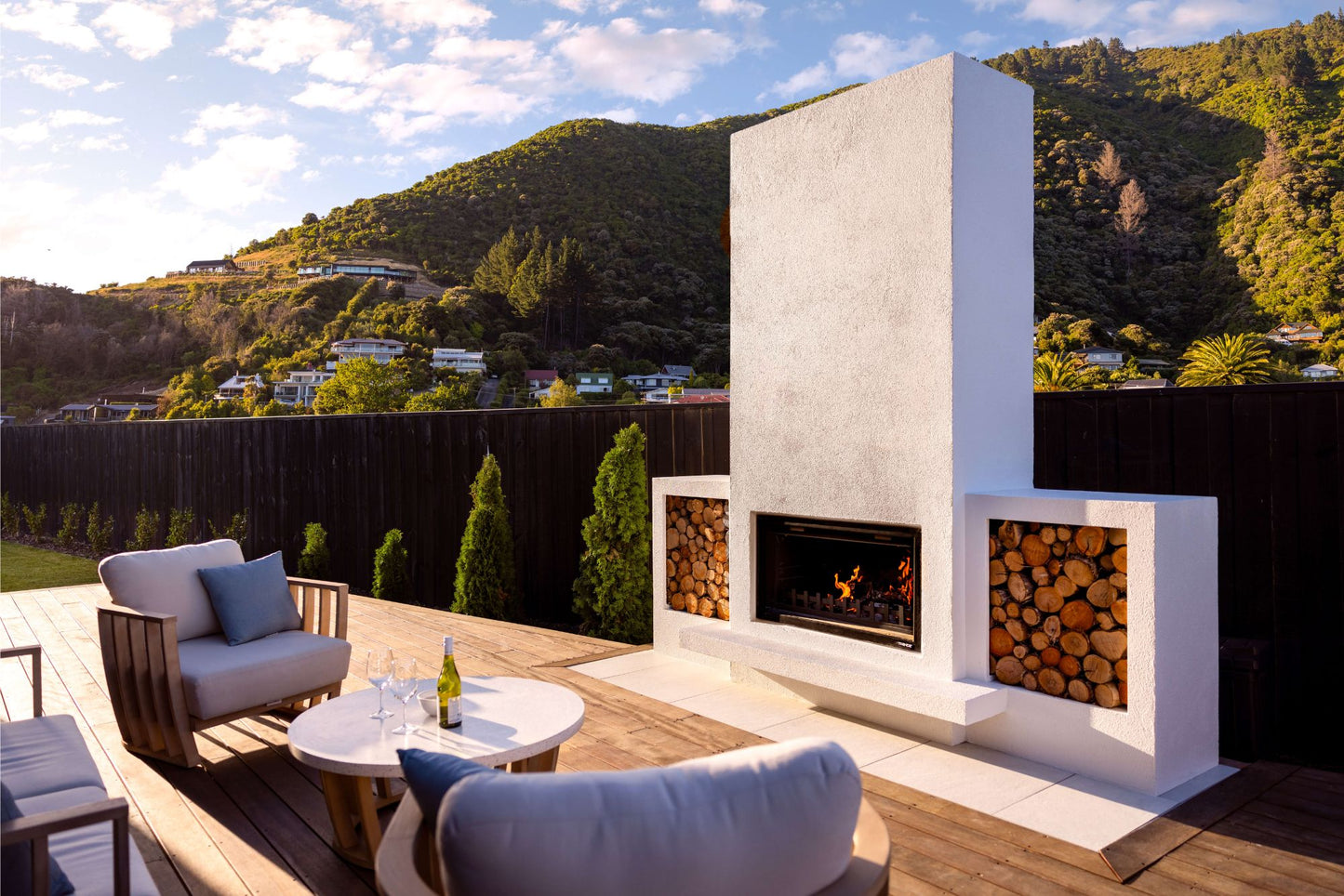 Trendz Outdoors Hudson Wood Fireplace