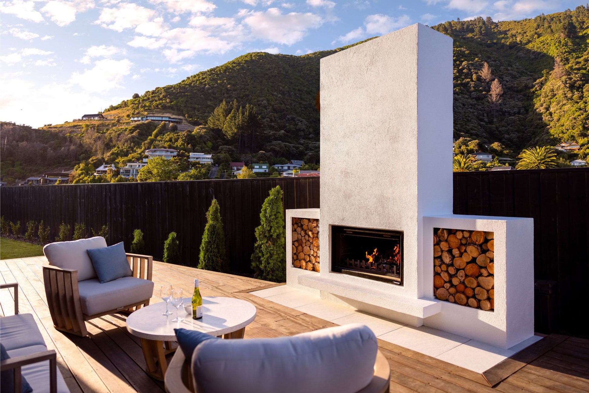 Trendz Outdoors Hudson Wood Fireplace