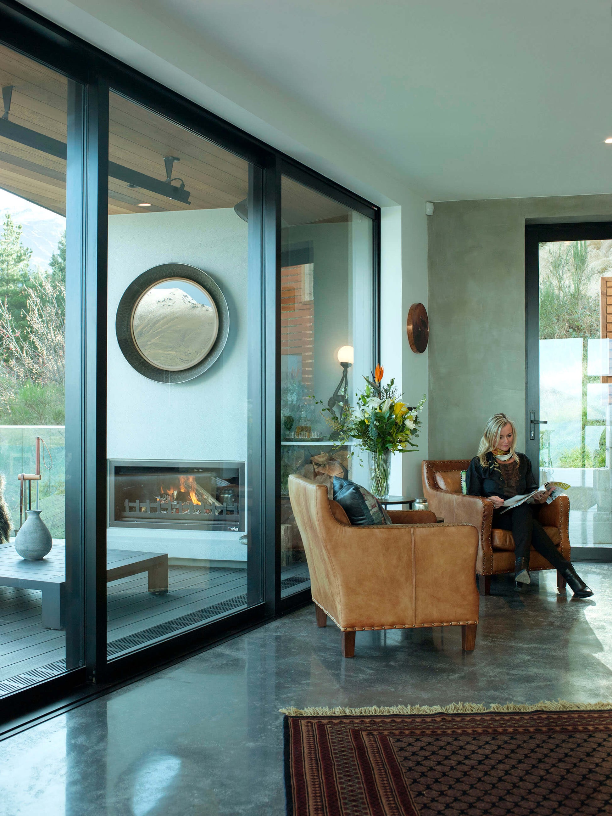 Trendz Outdoors Hudson Wood Fireplace