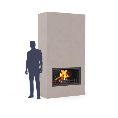 Trendz Outdoors Hudson Wood Fireplace