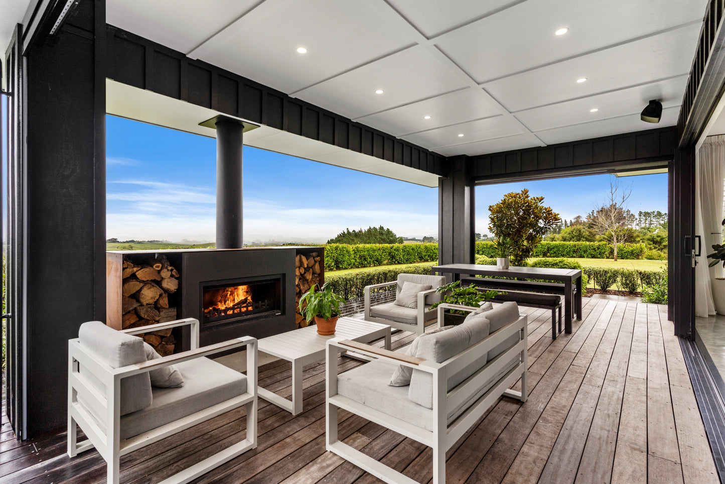 Trendz Outdoors Mini Burton Wood Fireplace