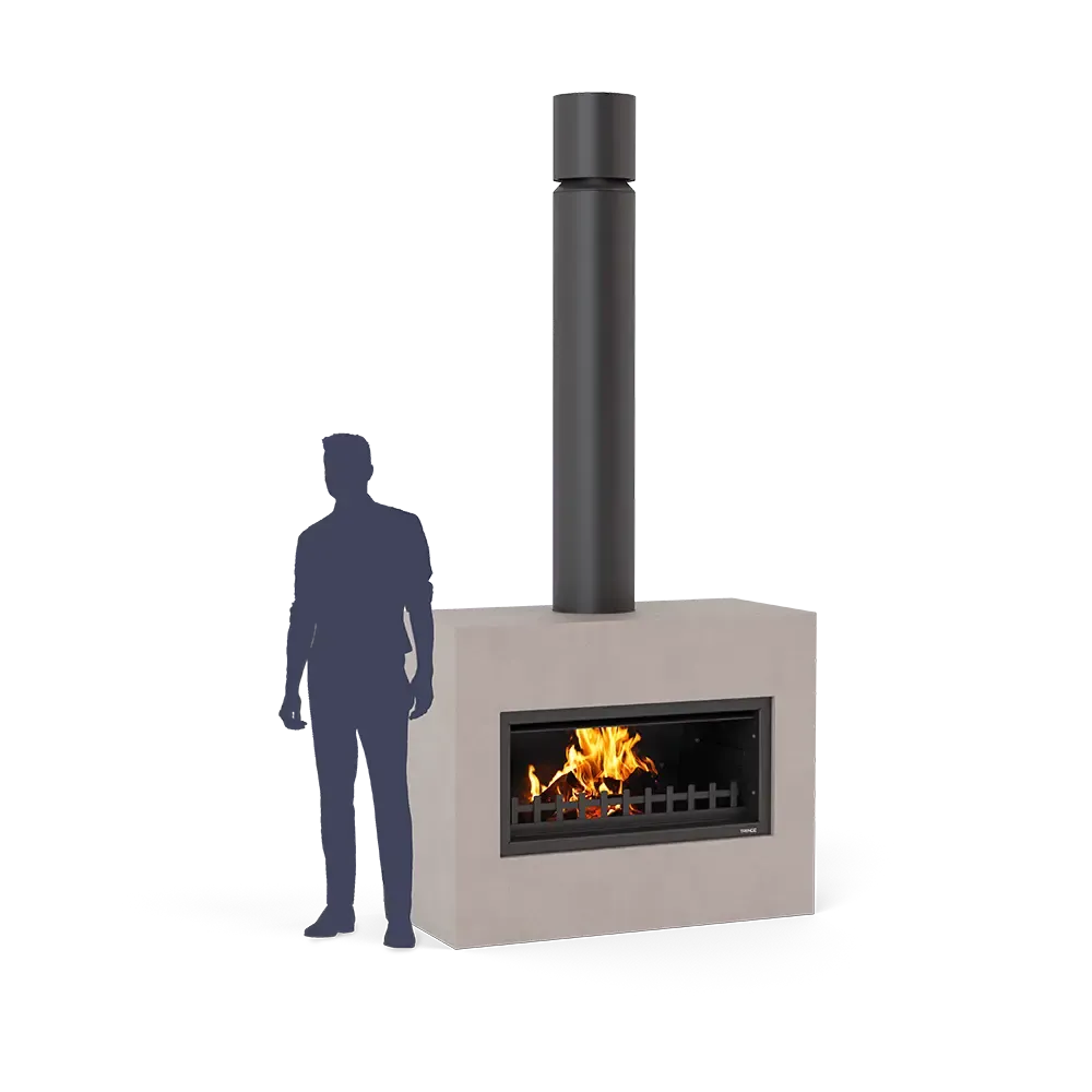 Trendz Outdoors Mini Burton Wood Fireplace