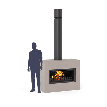 Trendz Outdoors Mini Burton Wood Fireplace