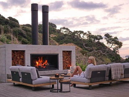 Trendz Outdoors Twin Peak Wood Fireplace