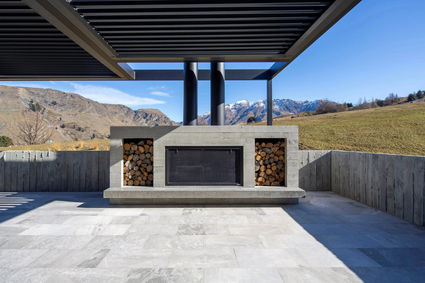 Trendz Outdoors Twin Peak Wood Fireplace