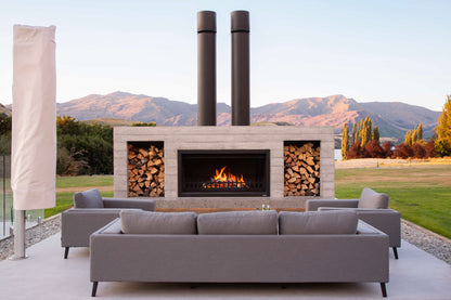 Trendz Outdoors Twin Peak Wood Fireplace