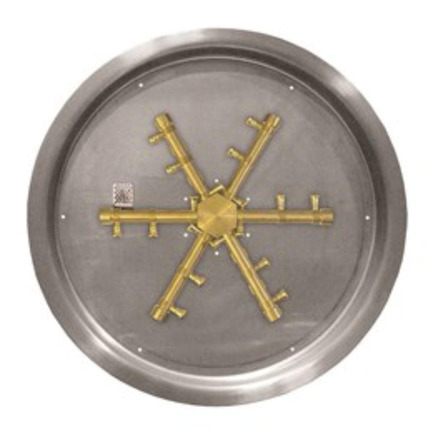 TrueFlame 25" Pro Series Round Drop-In Pan Natural Gas Fire Pit Burner Kit With TPSI Ignition System