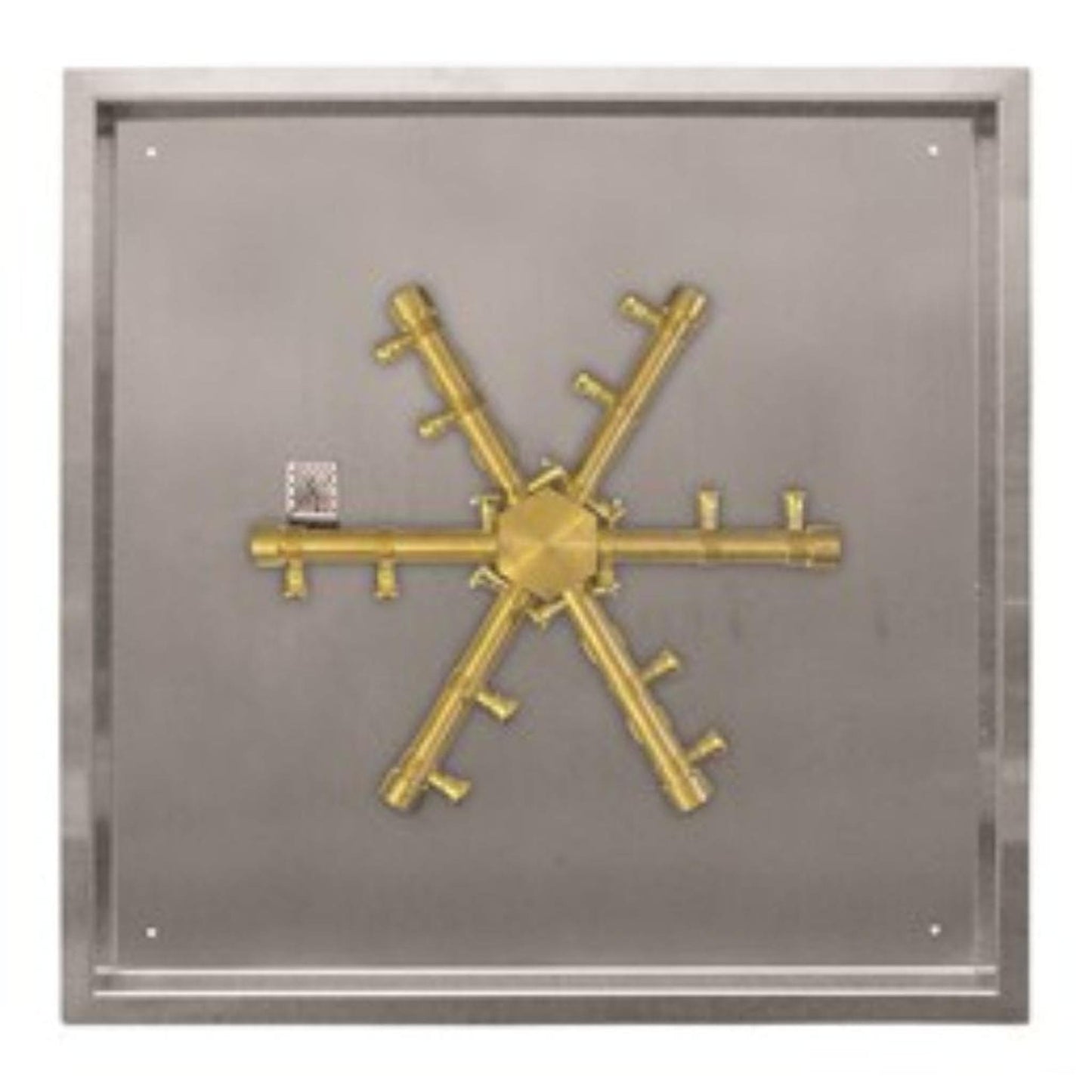 TrueFlame 26" Pro Series Square Drop-In Pan Natural Gas Fire Pit Burner Kit With TPSI Ignition System