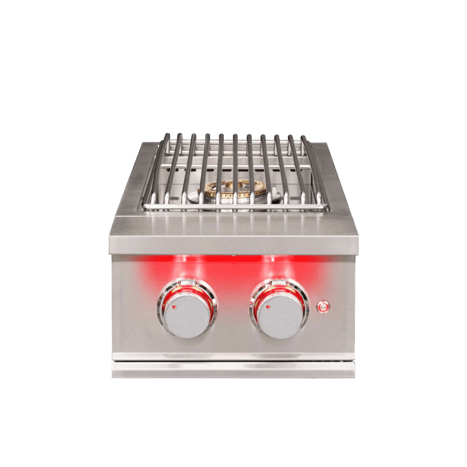 TrueFlame Stainless Steel Liquid Propane Double Side Burner