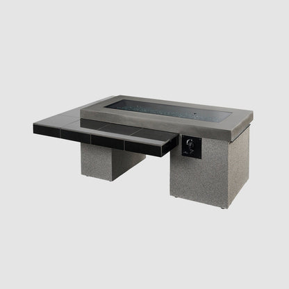 The Outdoor GreatRoom Company 64" Uptown Linear Gas Fire Pit Table