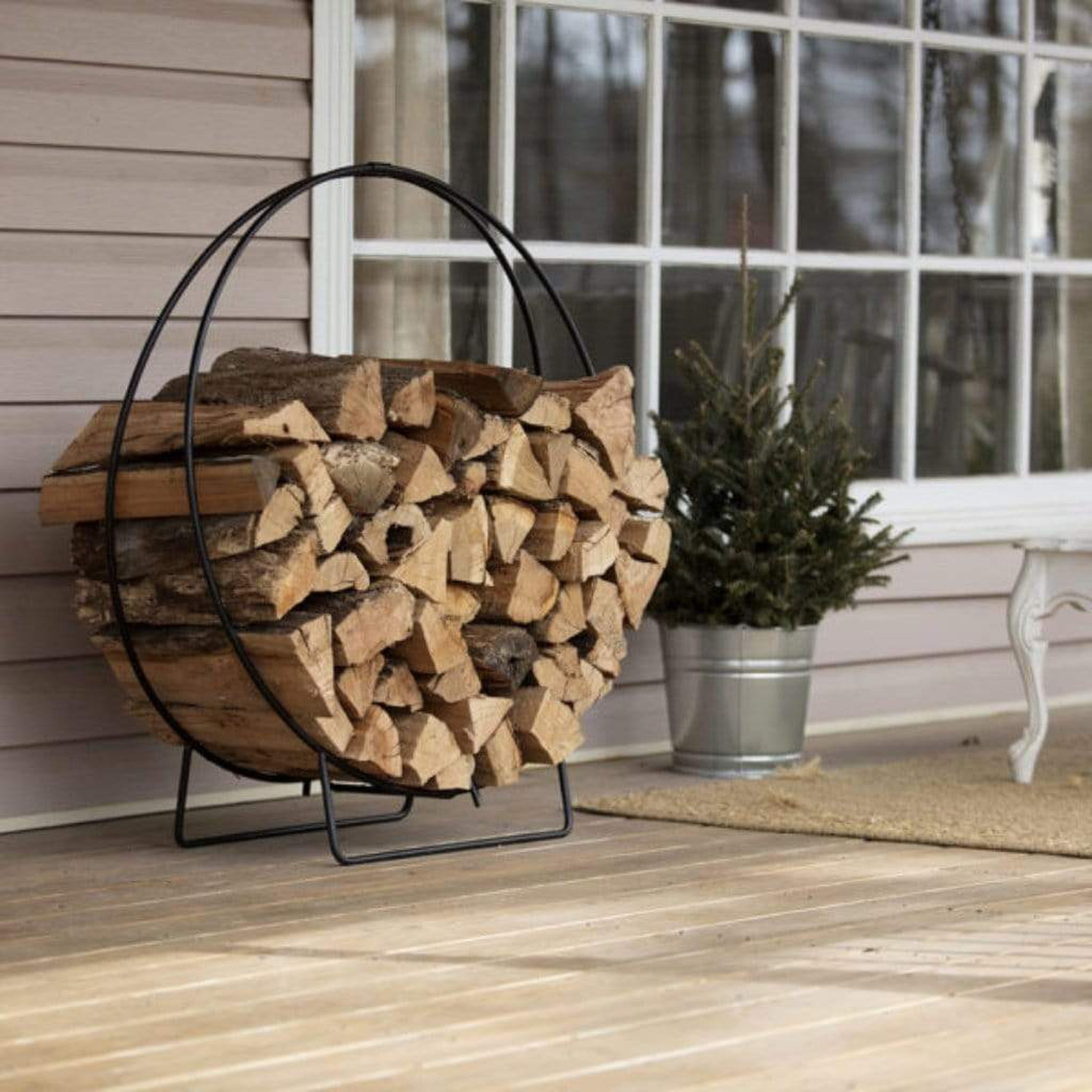 Uniflame best sale log rack