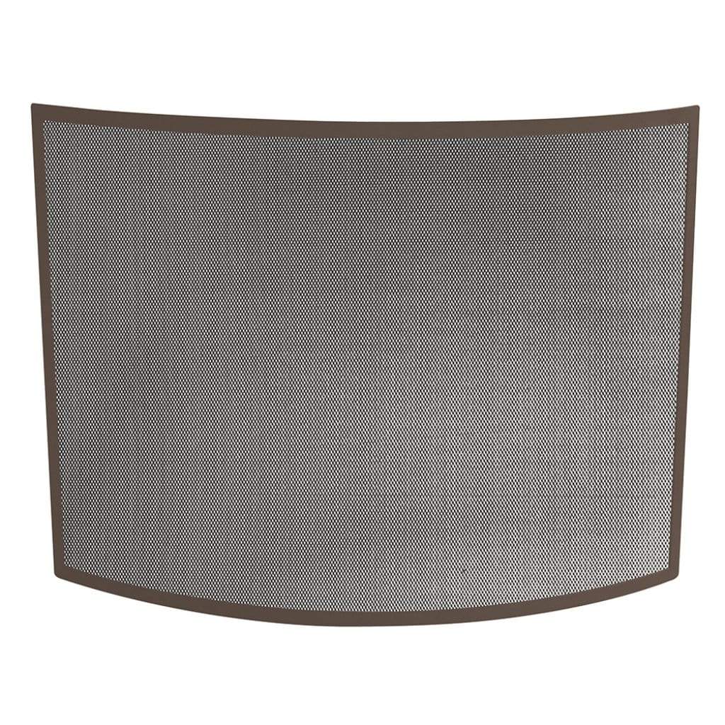 UniFlame 41" S-1667 Single Panel Curved Bronze Screen
