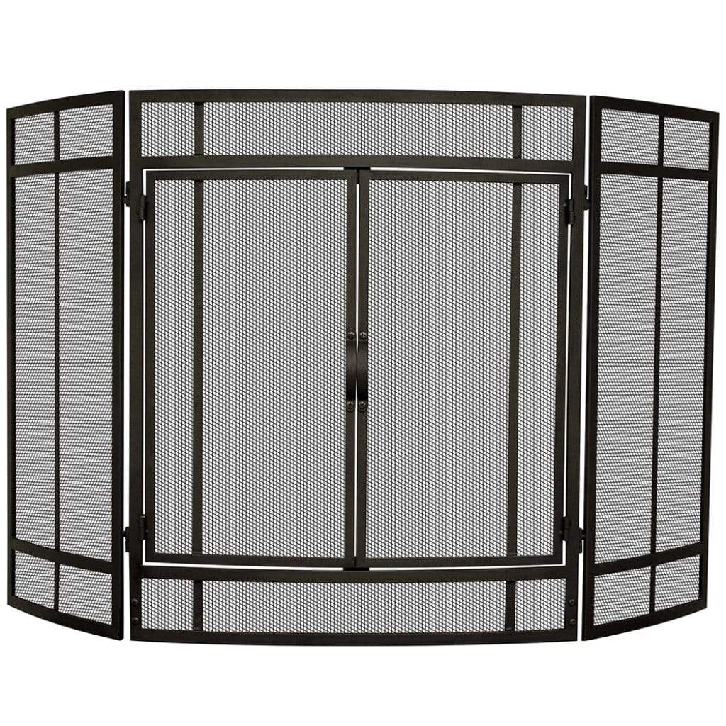 UniFlame 50" S-1977 3 Panel Curved Screen w/ Doors